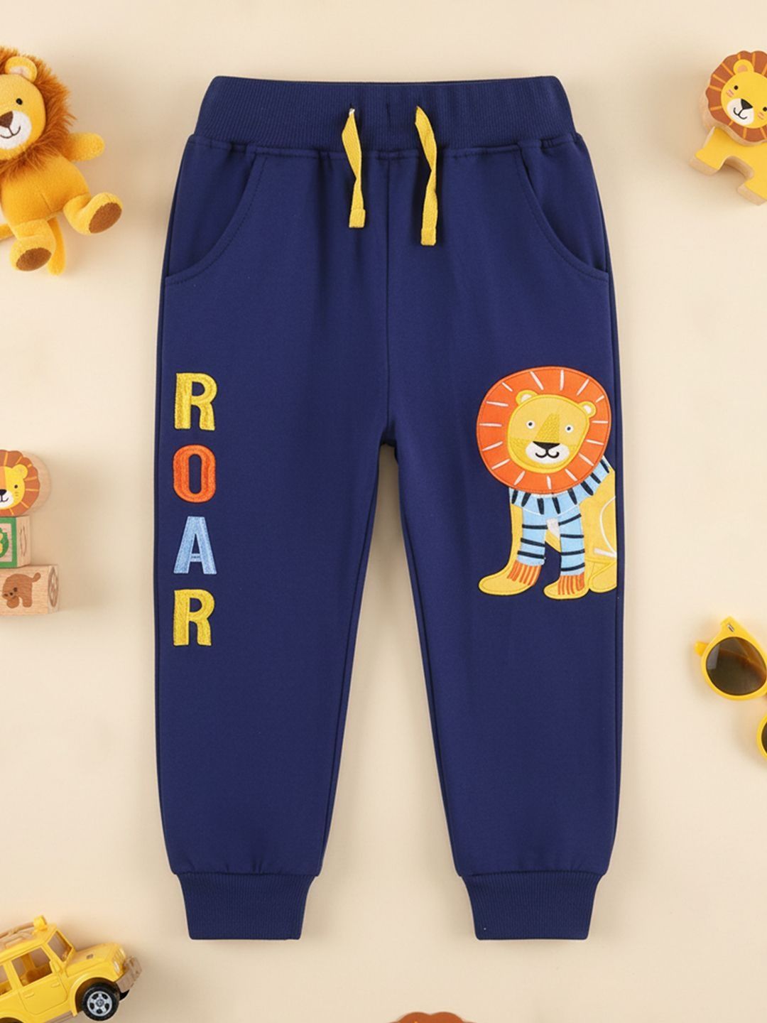 INCLUD Boys Embroidered Original Easy Wash Trousers
