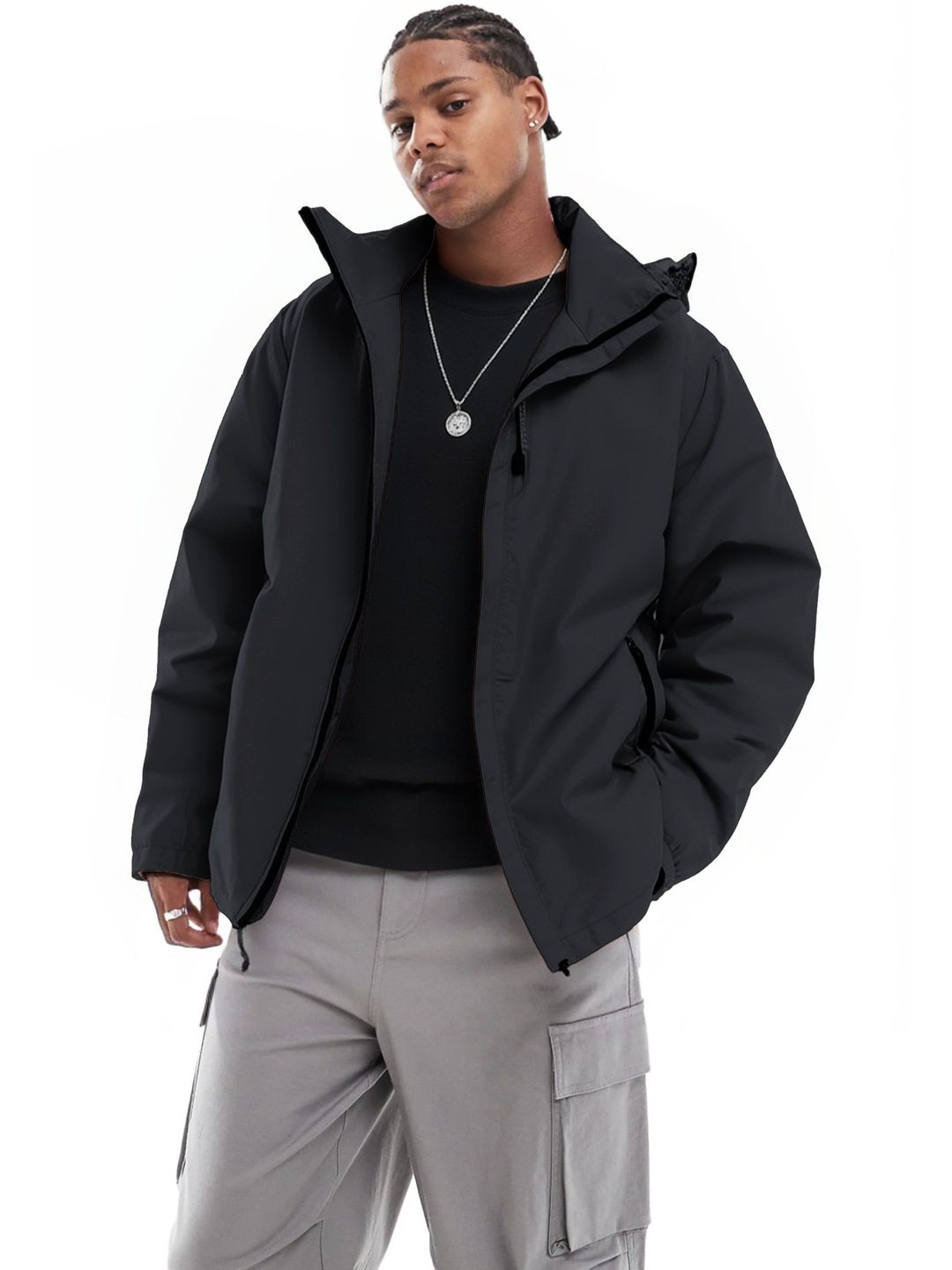 StyleCast x Revolte Double Collar Tailored Jacket