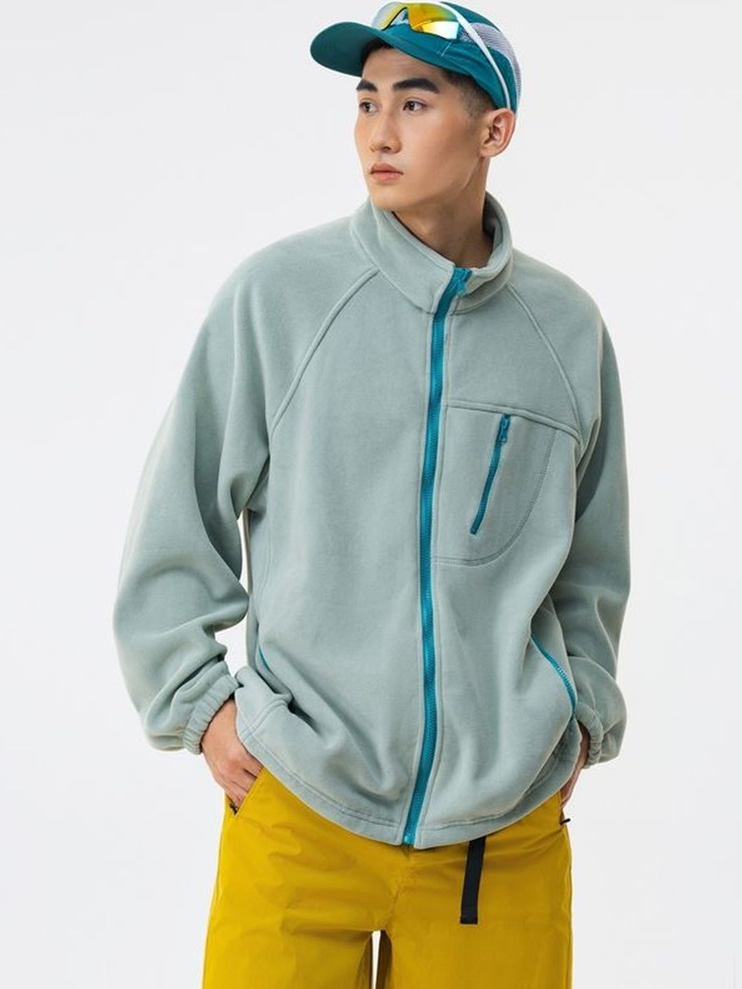 StyleCast x Revolte Stand Collar Tailored Jacket