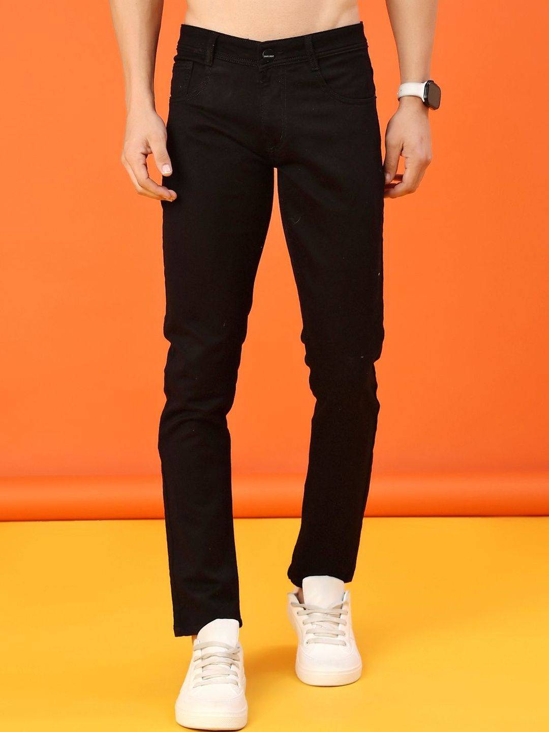 V-Mart Men Slim Fit Mid-Rise Stretchable Jeans