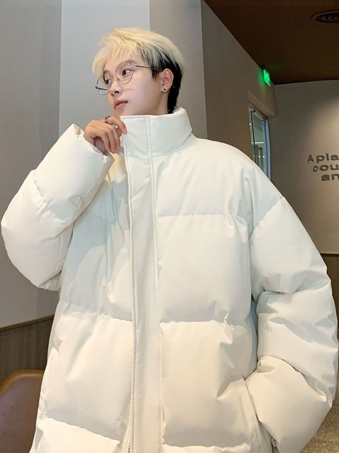 StyleCast x Revolte Stand Collar Parka Jacket