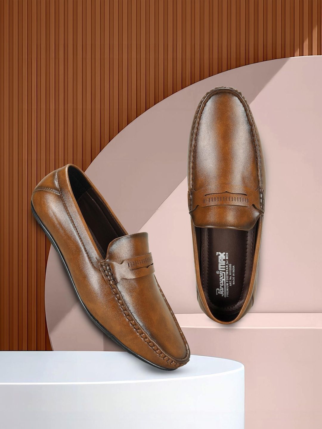 Paragon Men Round Toe Formal Loafers