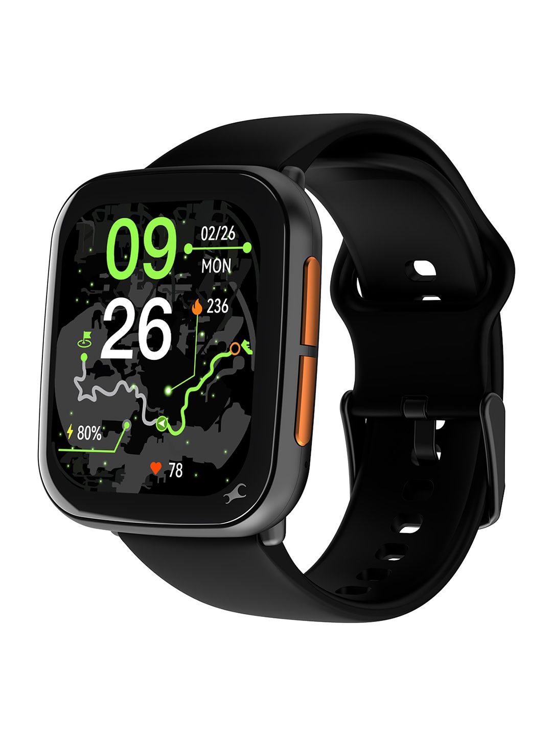 Fastrack Navstar 1.85" AMOLED with GPS, AI Features Fitness Tracking Smart Watch