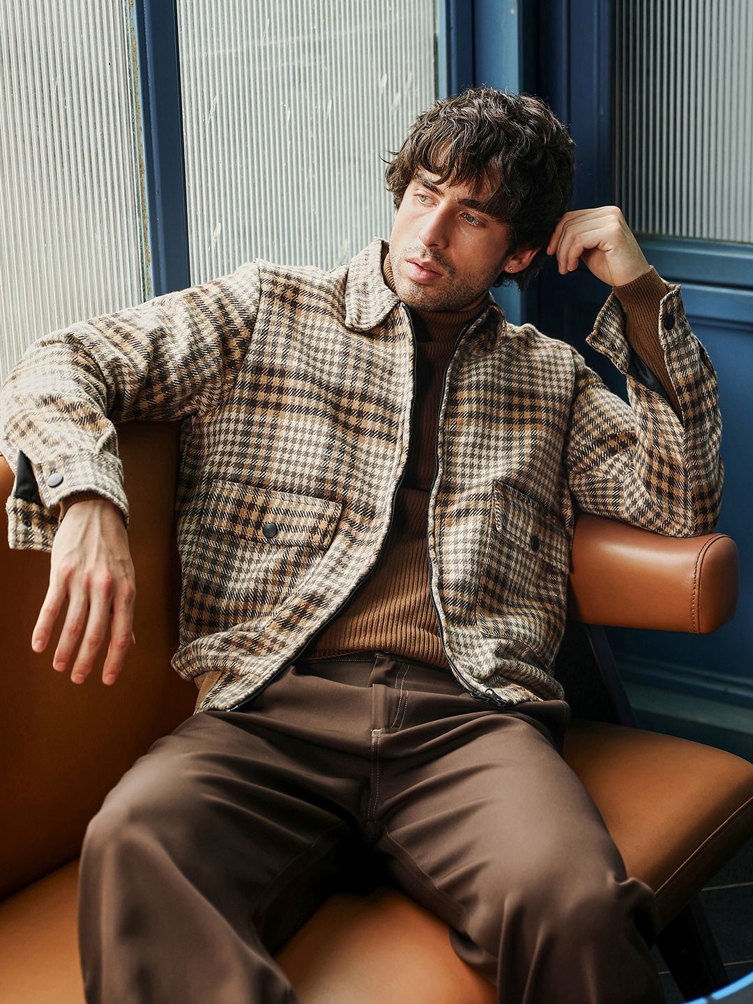 CAHOOT Checked Lightweight Bomber Jacket