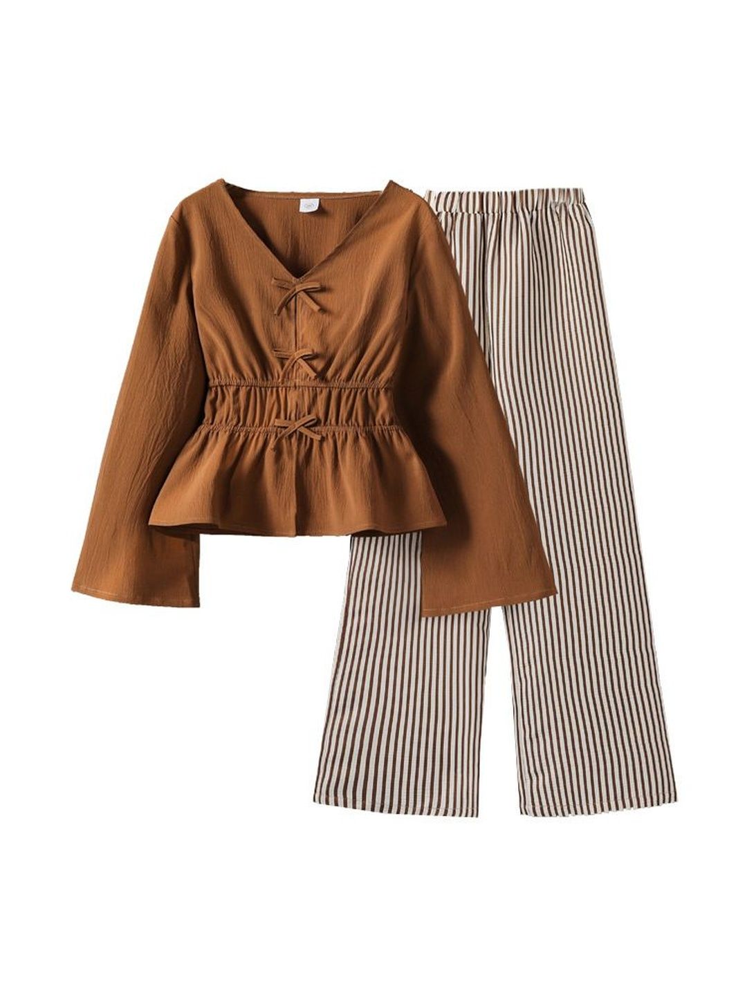 StyleCast x Revolte Girls V-Neck Top With Pyjamas