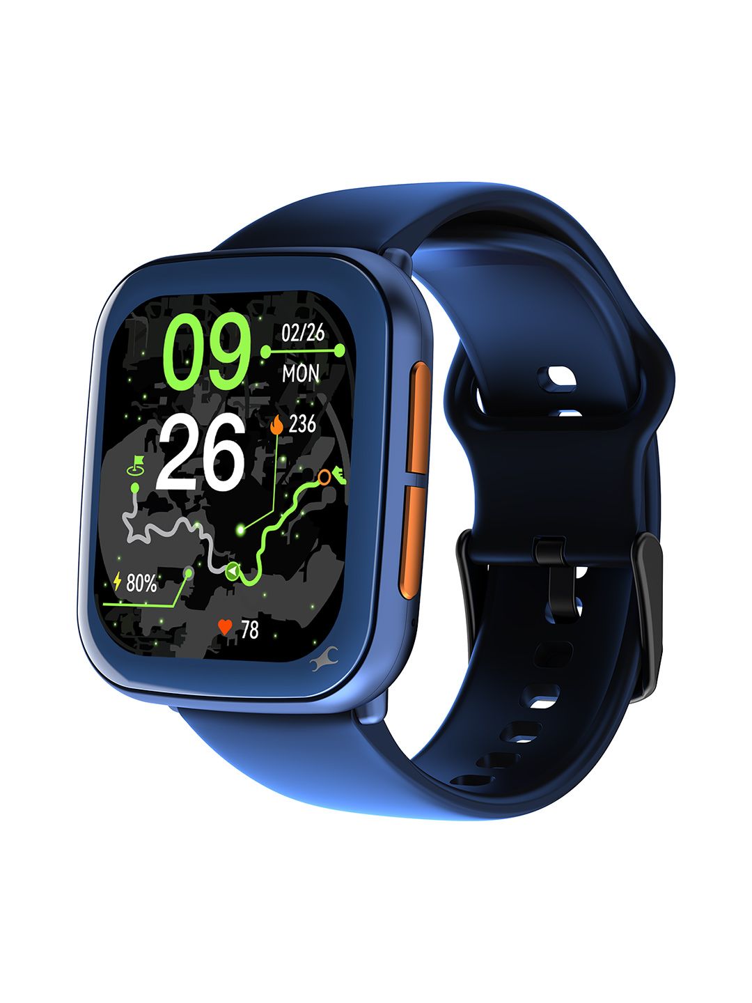 Fastrack Navstar 1.85" AMOLED with GPS, AI Features Fitness Tracking Smart Watch