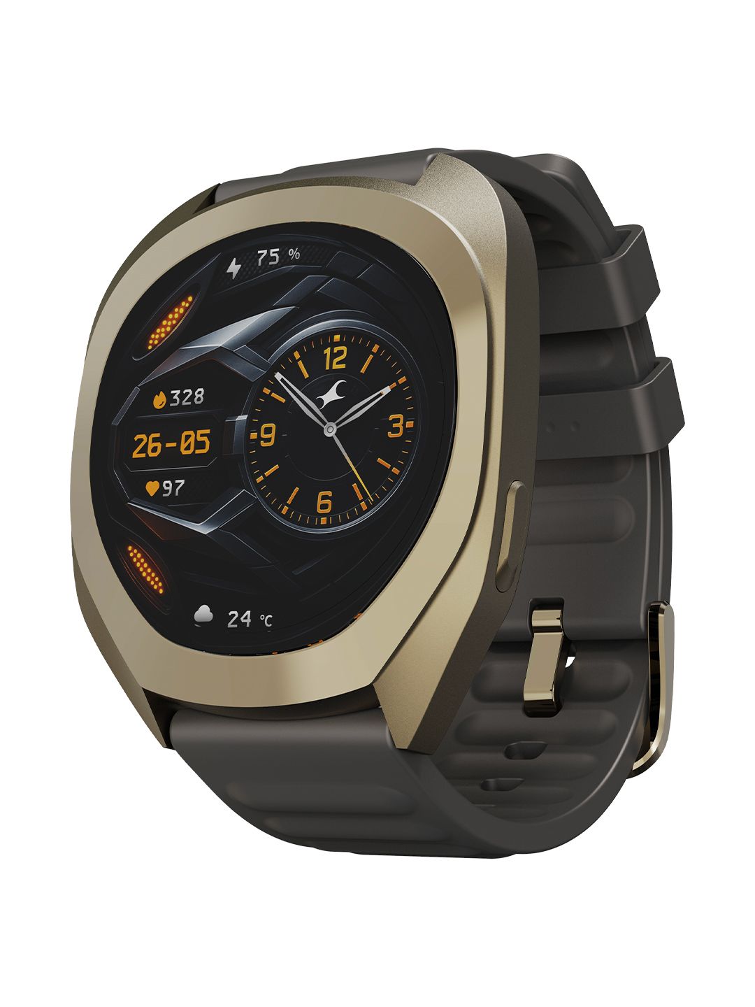 Fastrack Cosmix 1.32" AMOLED Display, AI Watchface & Chat, SpO2, IP68 Smart Watch