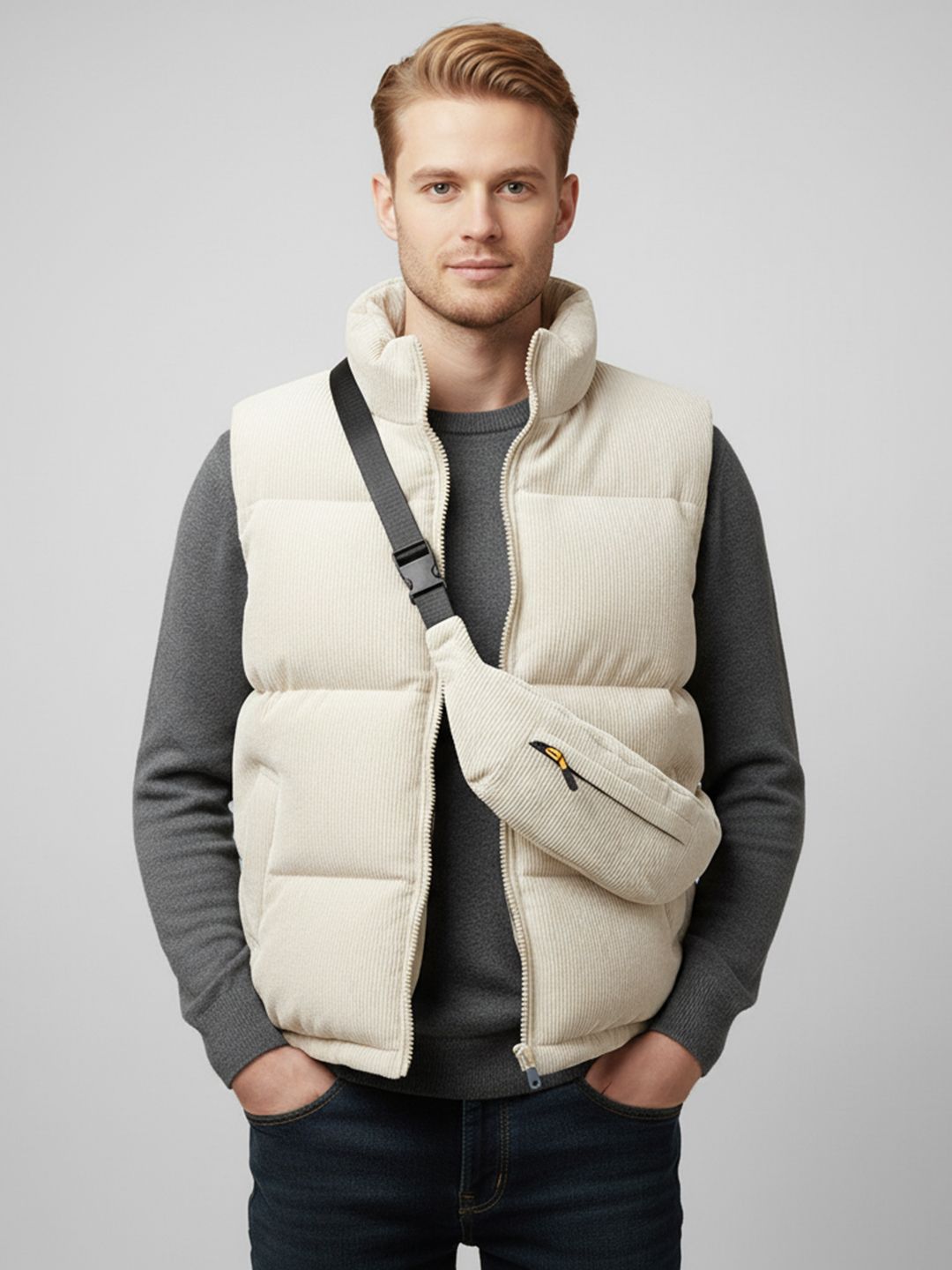 Mast & Harbour Men Long Sleeves Puffer Jacket