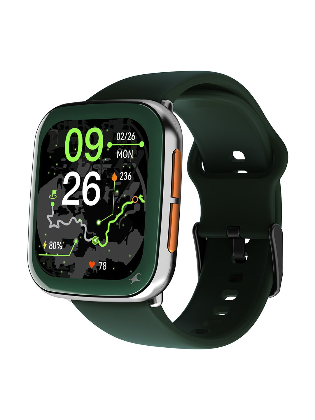 Fastrack Navstar 1.85" AMOLED with GPS, AI Features Fitness Tracking Smart Watch