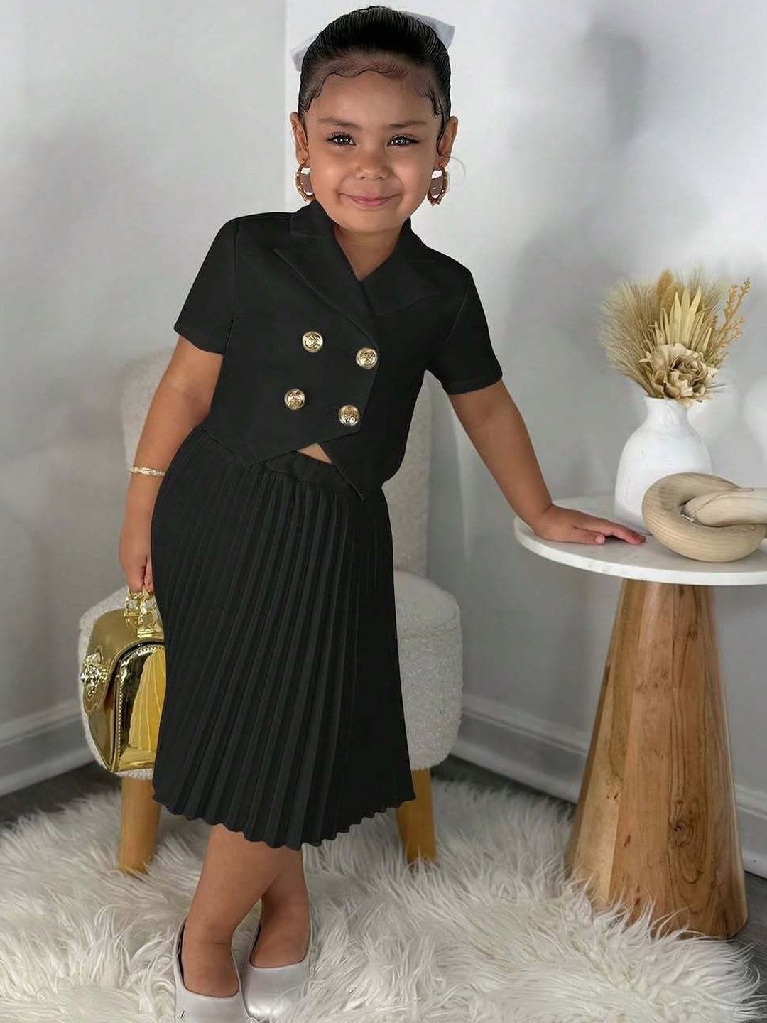 StyleCast x Revolte Girls Top With Skirt