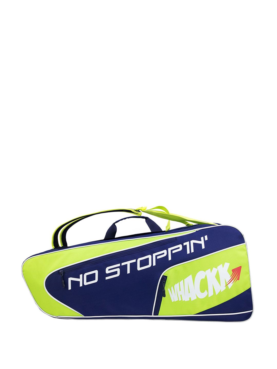 Whackk Navy Blue Colourblocked Badminton Duffel Bag