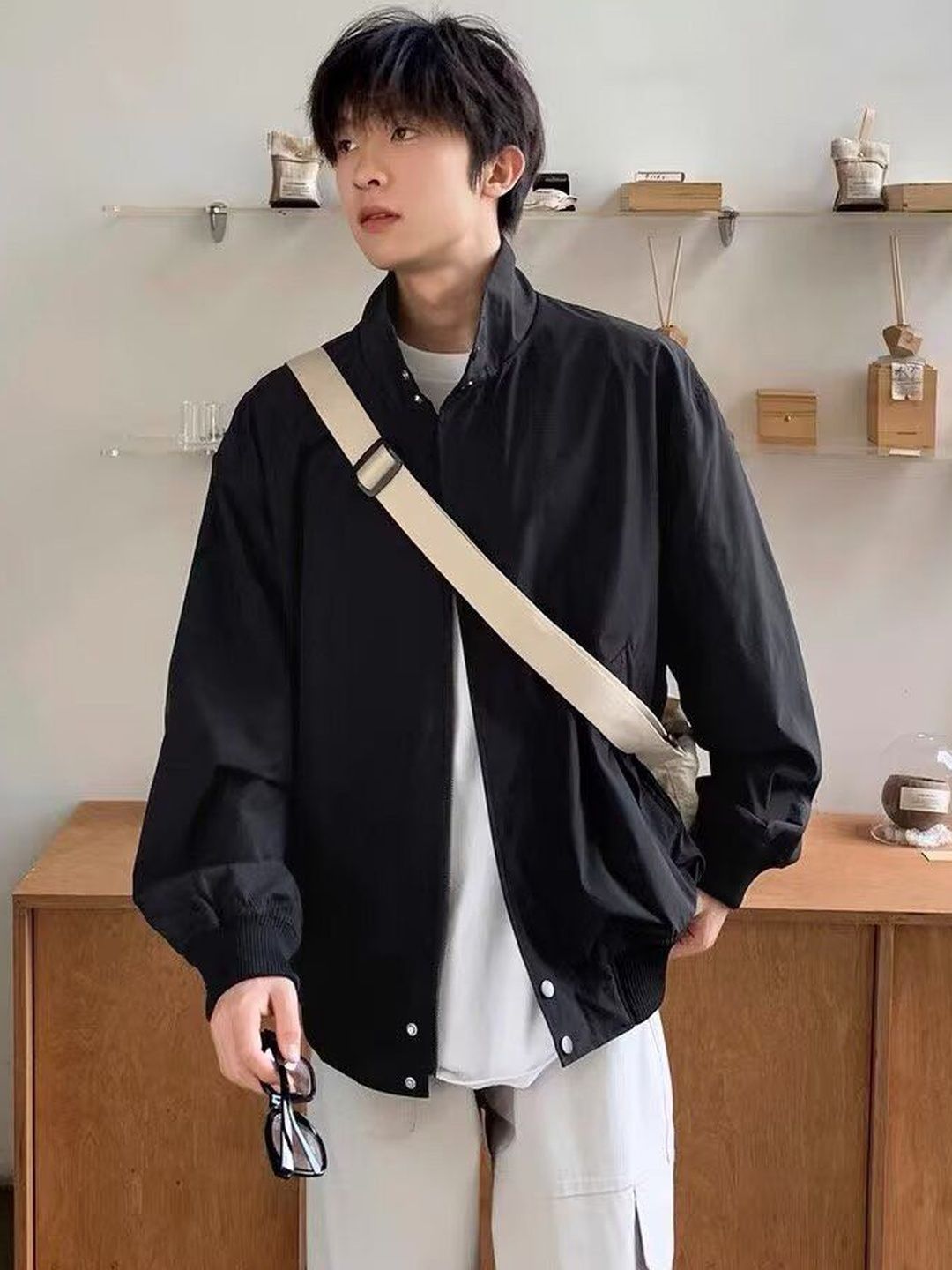 StyleCast x Revolte Mock Collar Tailored Jacket