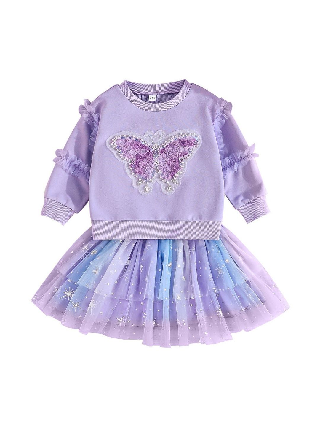 StyleCast x Revolte Girls Printed Top With Skirt