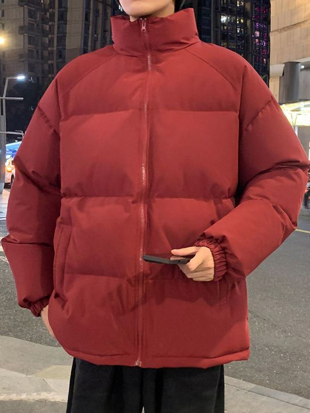 StyleCast x Revolte Stand Collar Padded Jacket