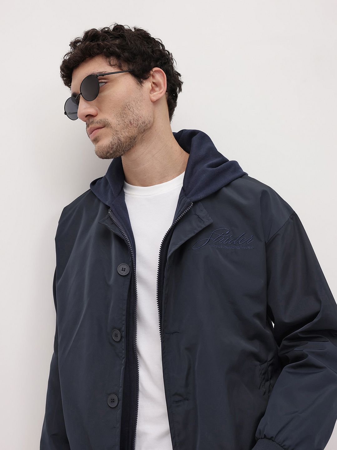 The Roadster Life Co. Layered Hood Bomber Jacket