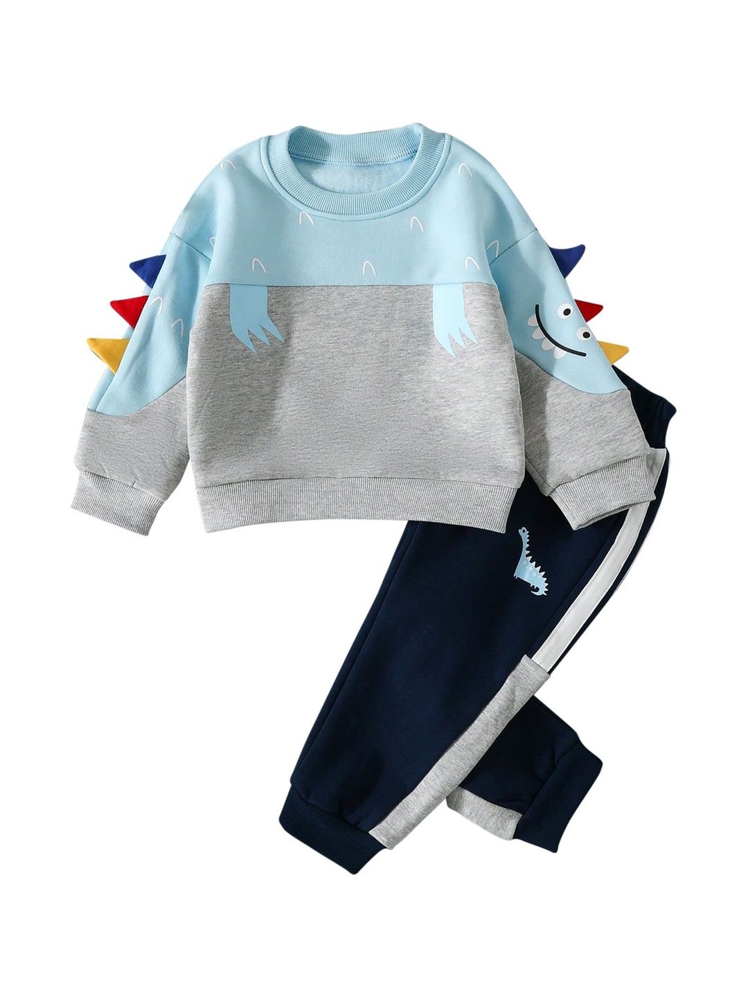 StyleCast x Revolte Girls Round Neck T-shirt With Pyjamas