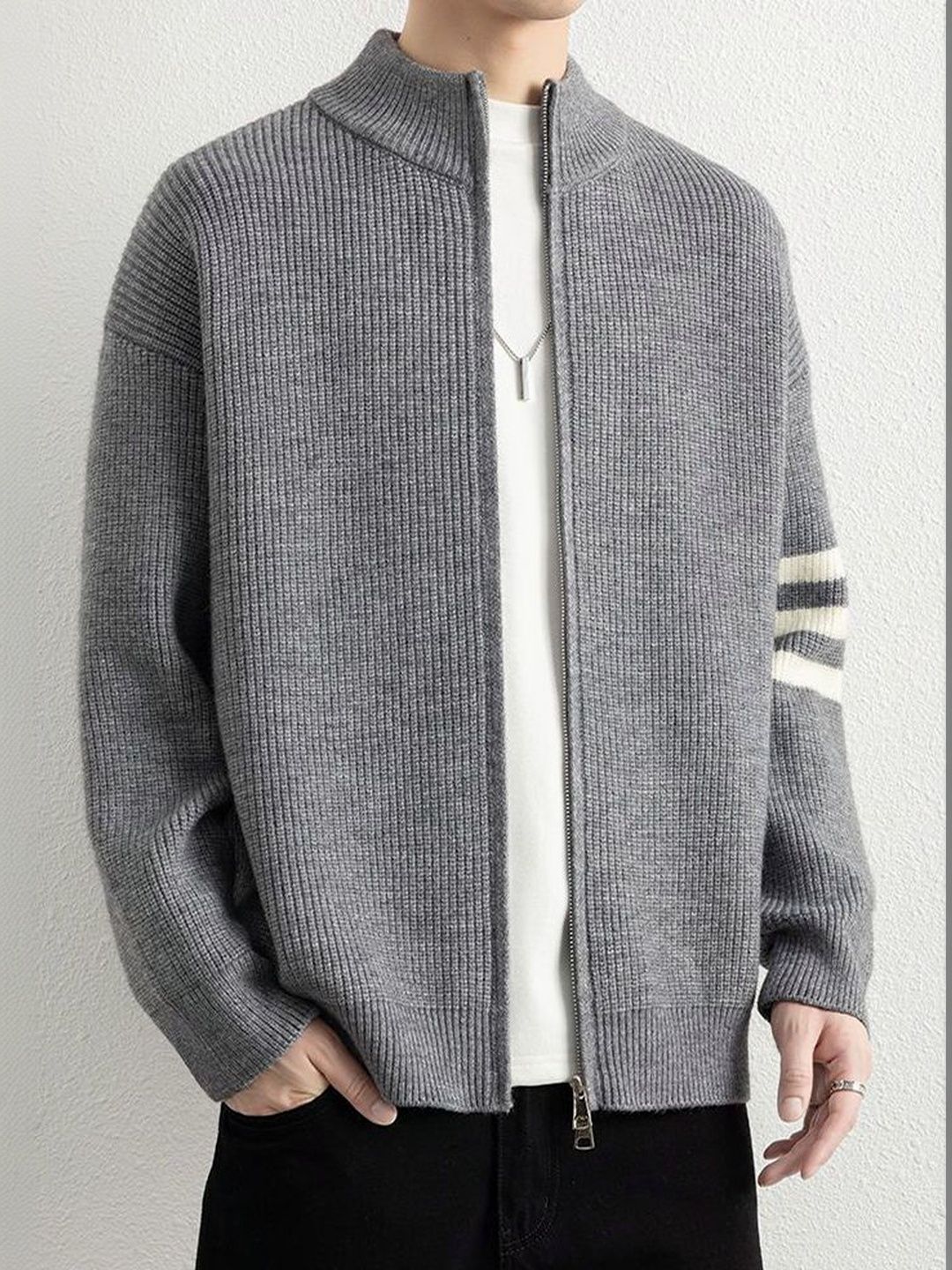 StyleCast x Revolte Stand Collar Tailored Jacket