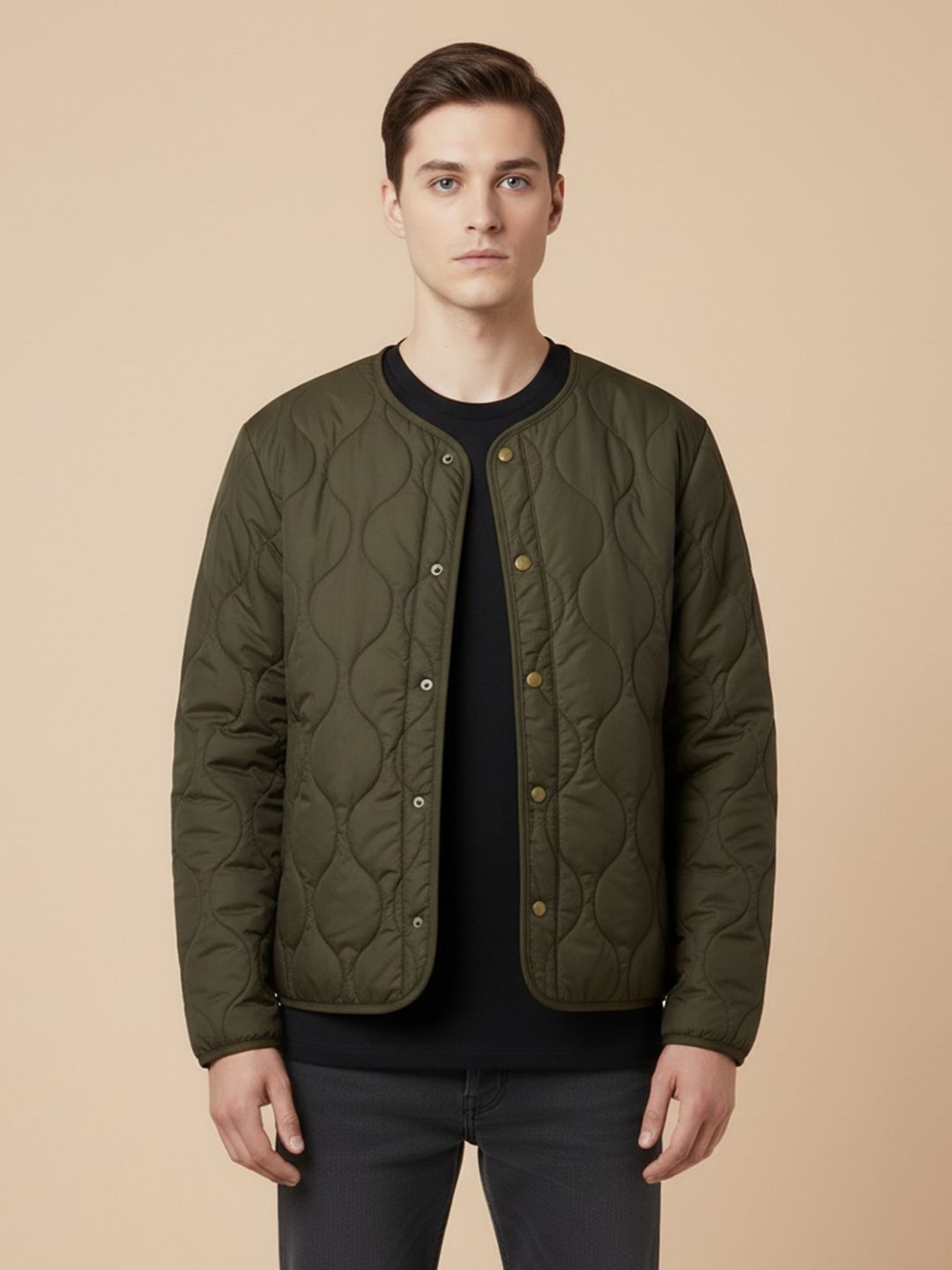 Mast & Harbour Men Quilted Jacket