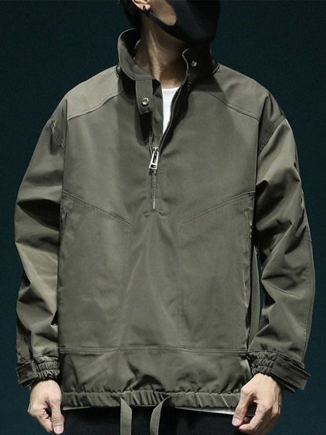 StyleCast x Revolte Stand Collar Tailored Jacket
