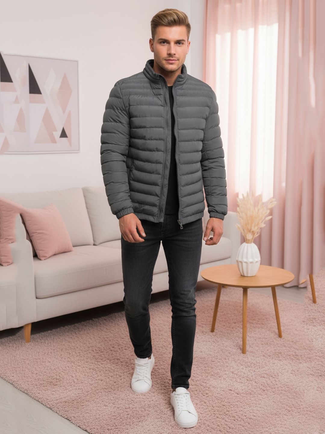 Mast & Harbour Men Puffer Jacket