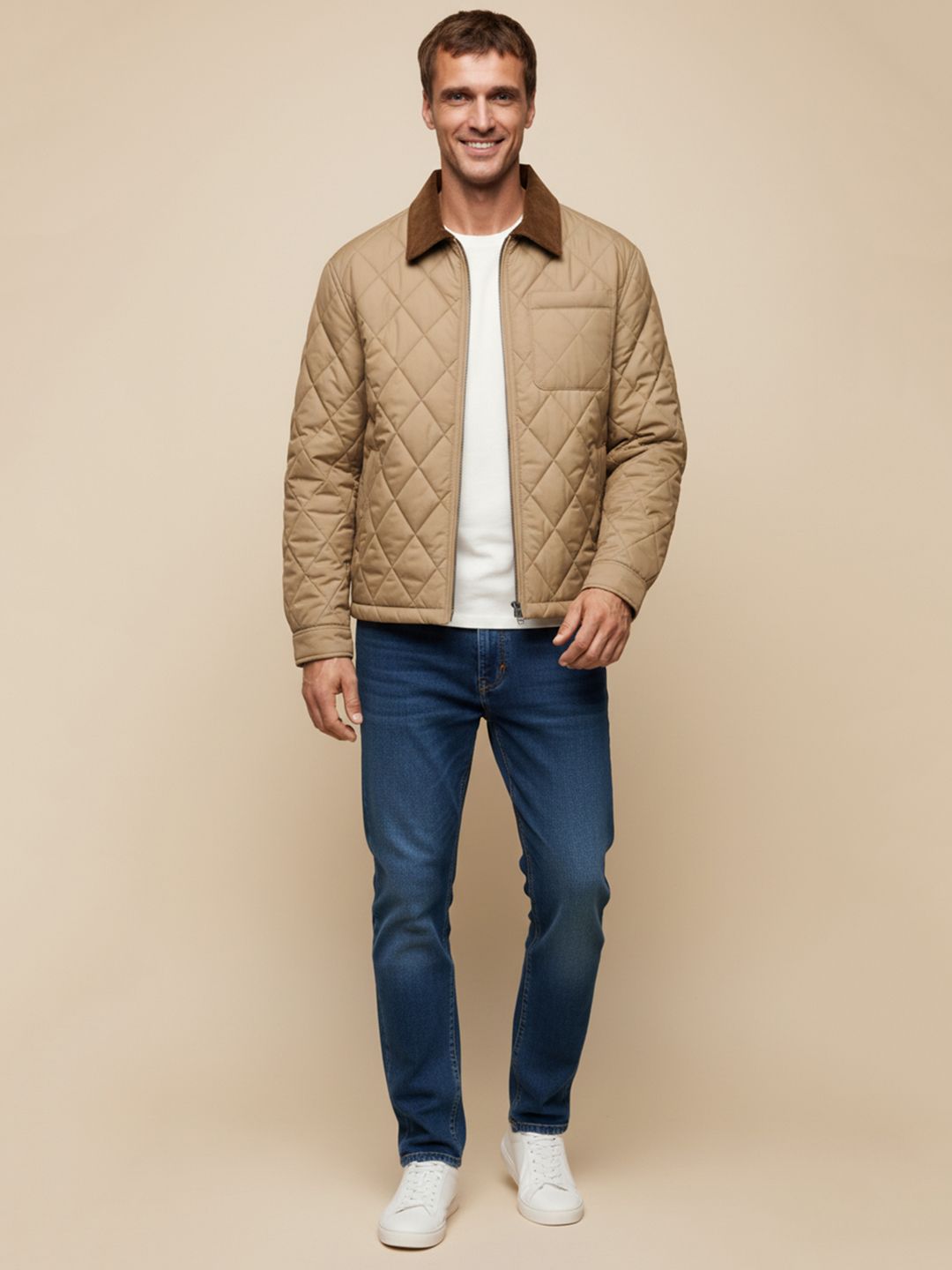 Mast & Harbour Men Quilted Jacket