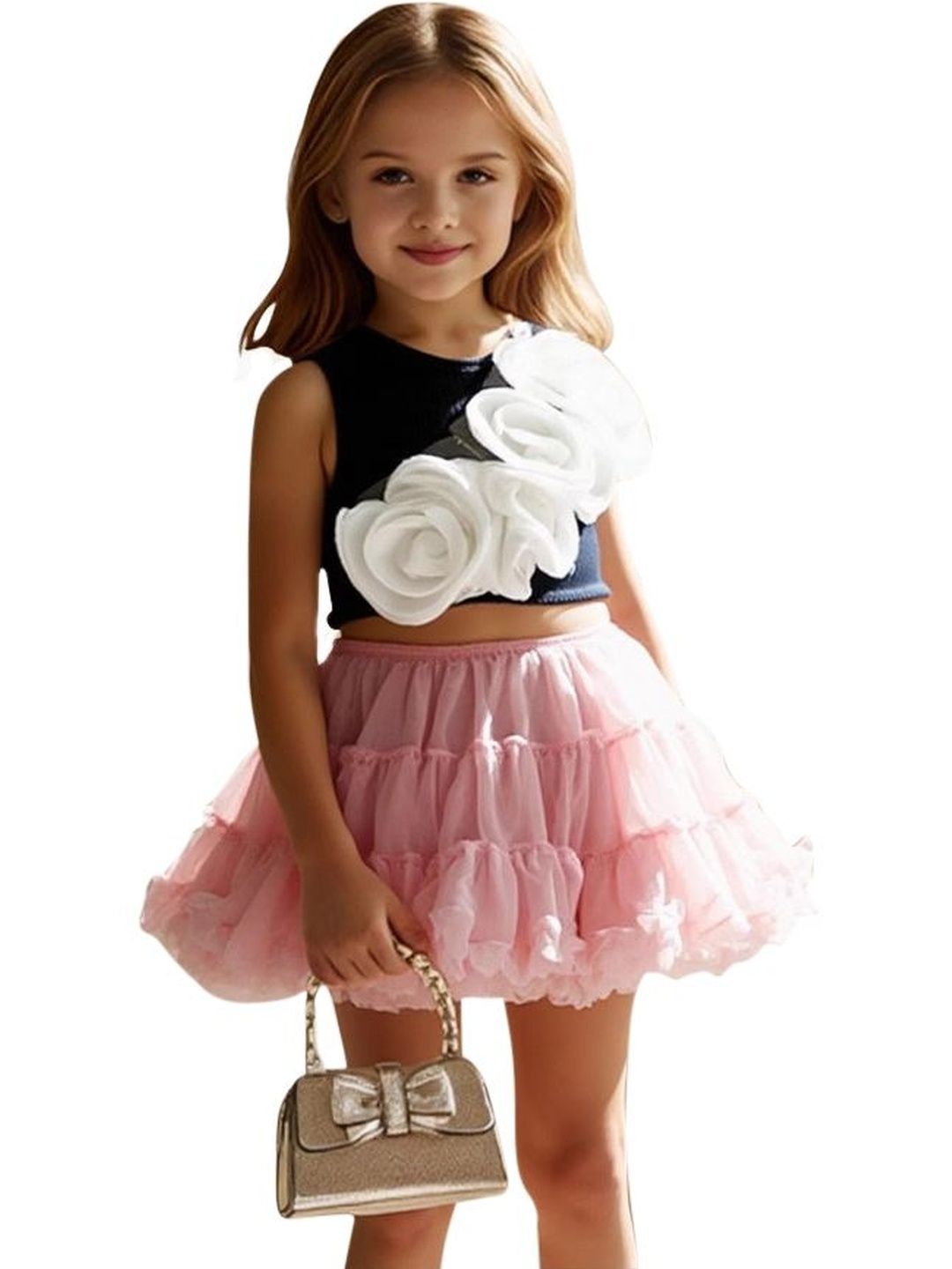 StyleCast x Revolte Girls Top With Skirt