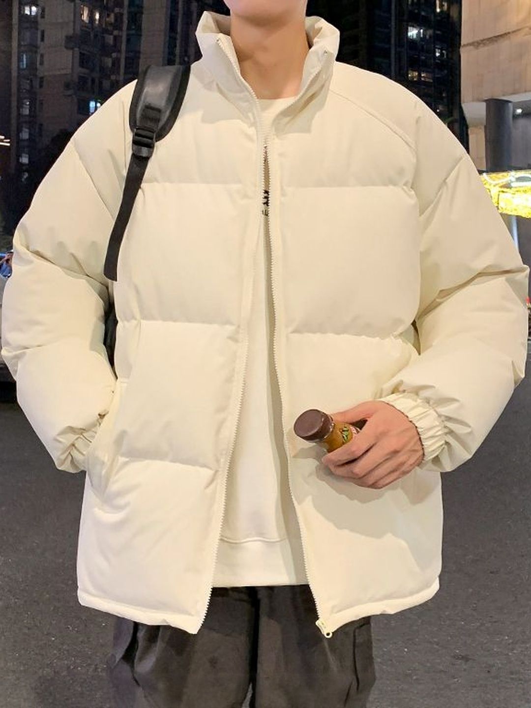 StyleCast x Revolte Stand Collar Padded Jacket