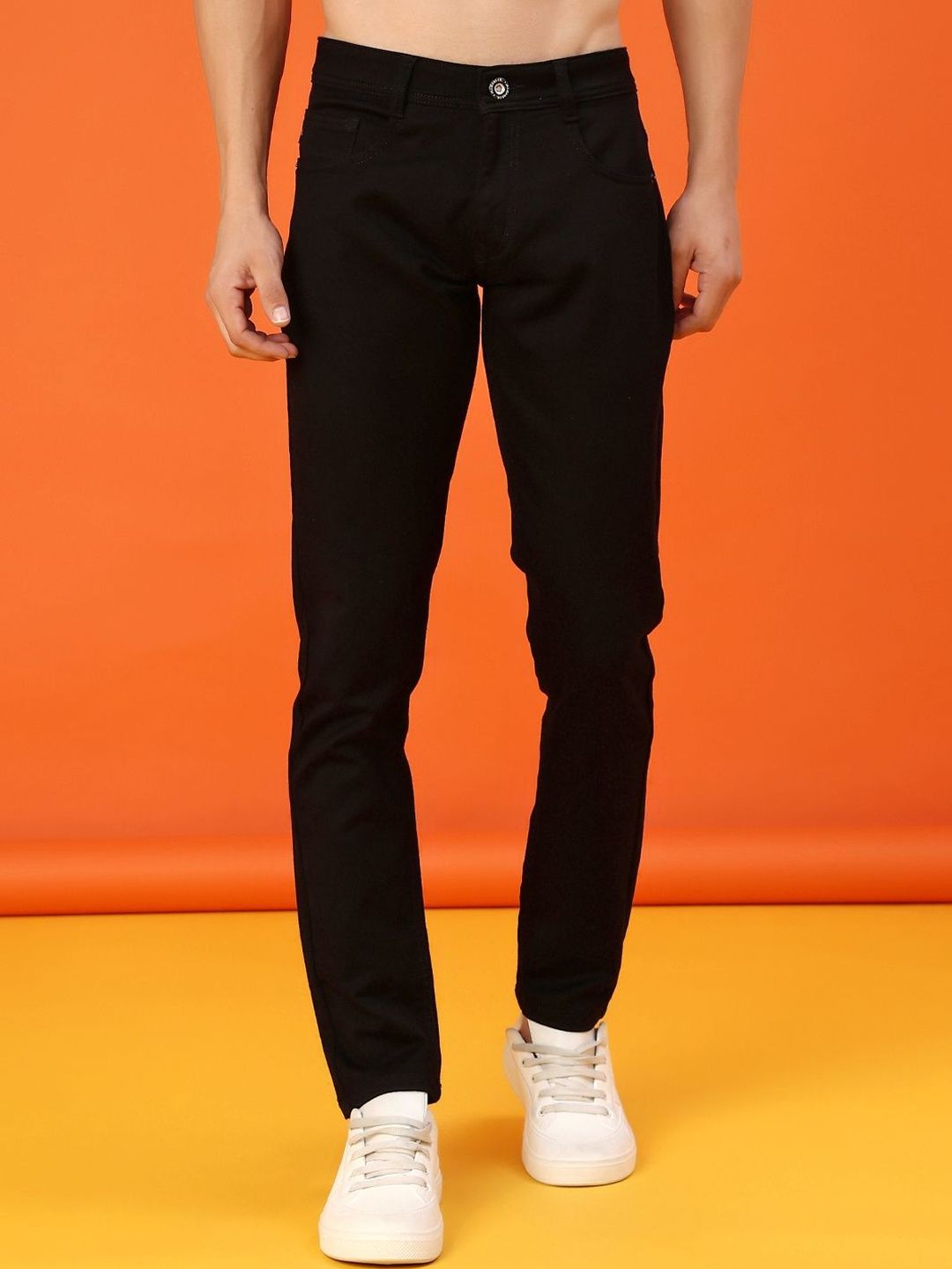 V-Mart Men Mid-Rise Cotton Regular Fit Stretchable Jeans