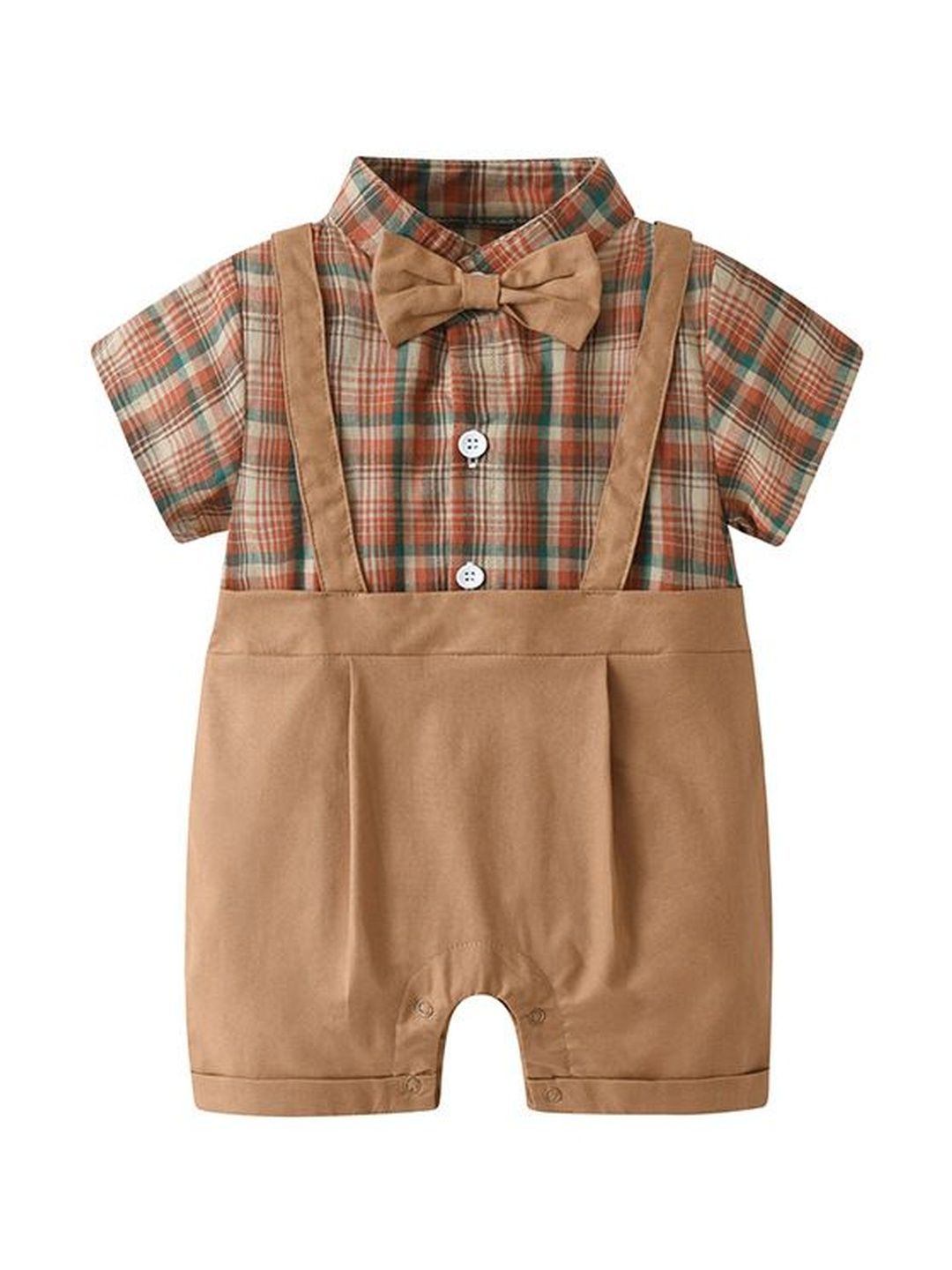 StyleCast x Revolte Infants Boys Checked Rompers Offers & Cashback