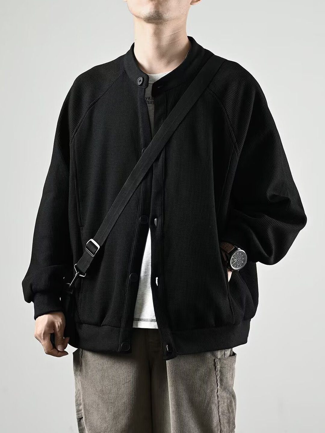 StyleCast x Revolte Stand Collar Tailored Jacket