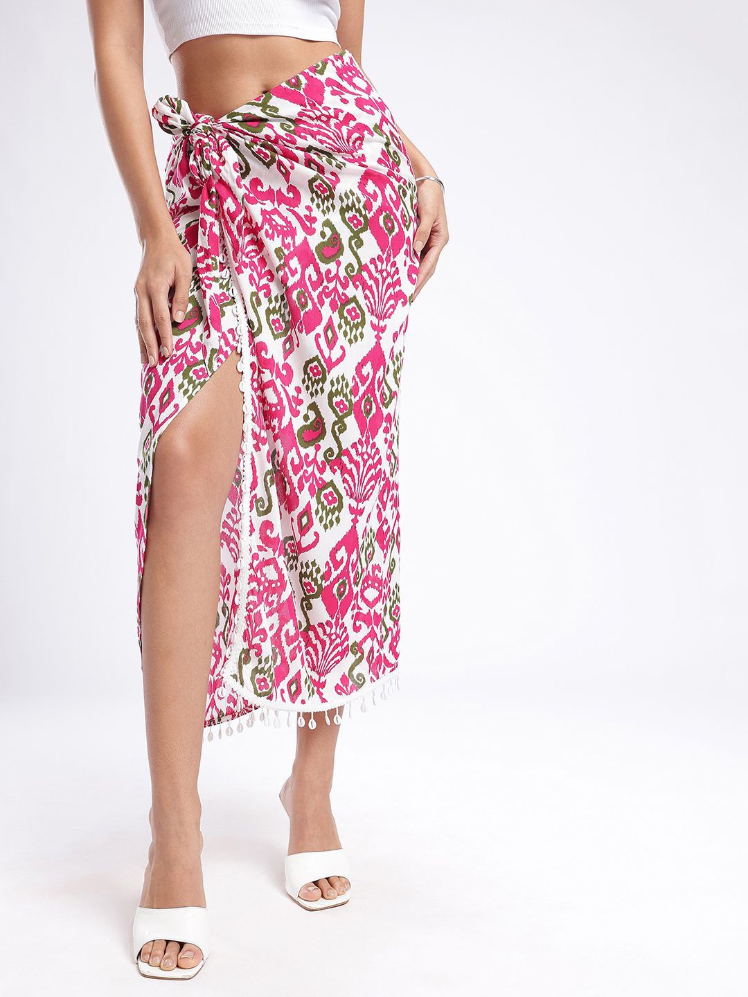 L'Appartement♡WRAP SKIRT with ORGANDY♡38 L'Appartement♡WRAP SKIRT with ORGANDY♡38 Wrap skirt | JOSJE BRUIJN