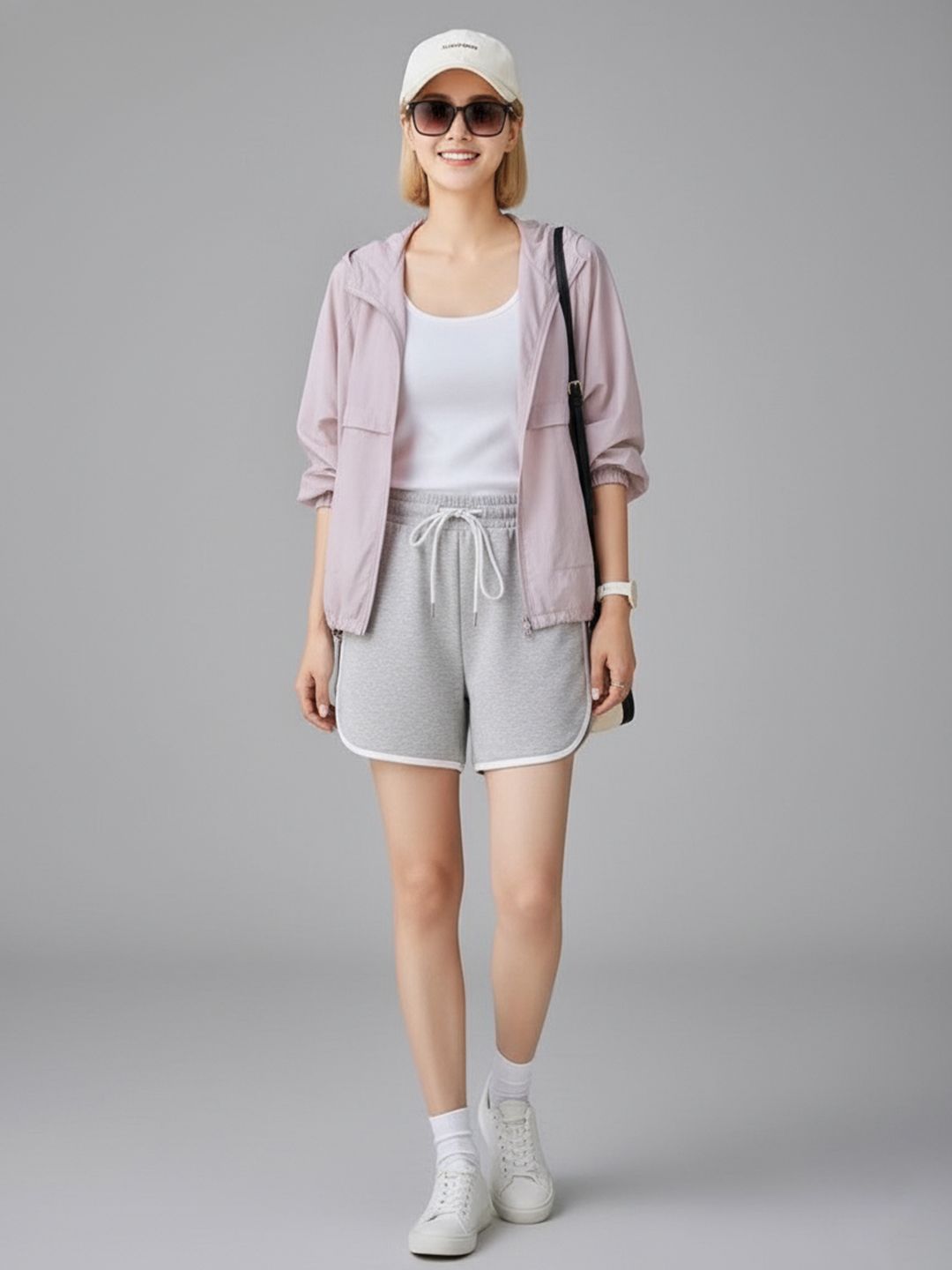 HERE&NOW Women Open Front Hooded Jacket