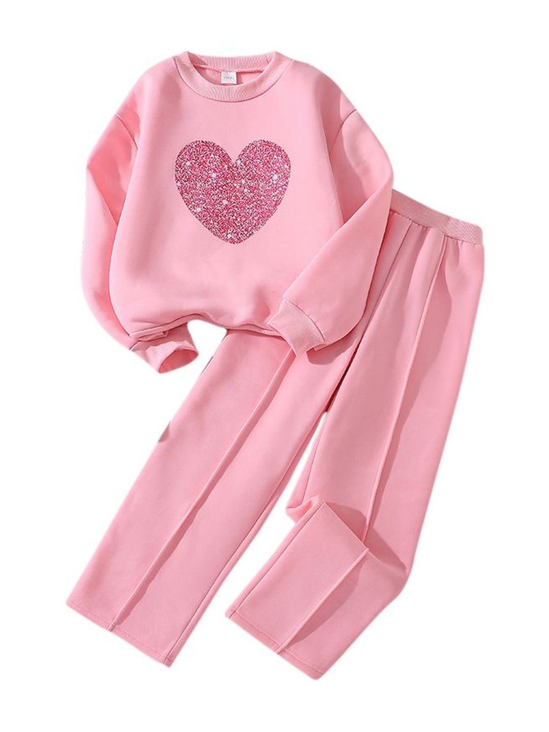 StyleCast x Revolte Girls Embellished Round Neck Top With Trousers