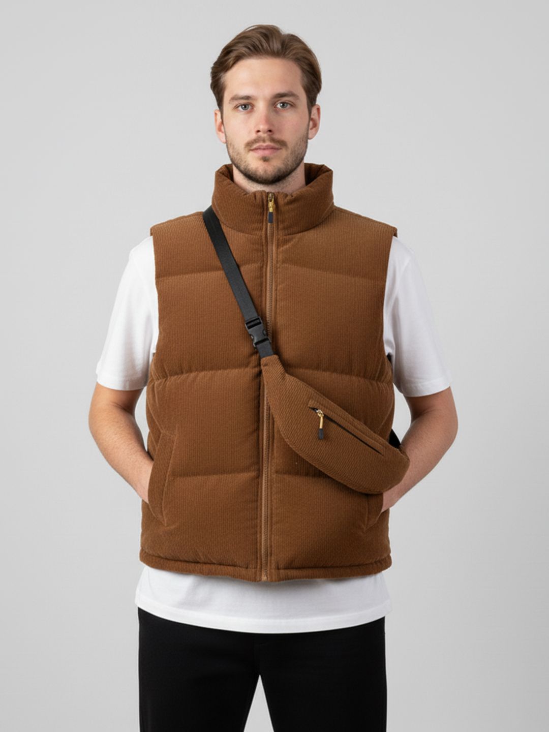 Mast & Harbour Men Hooded Padded Jacket