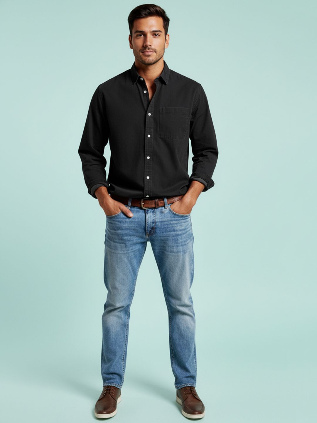 Mast & Harbour Spread Collar Tailored Jacket