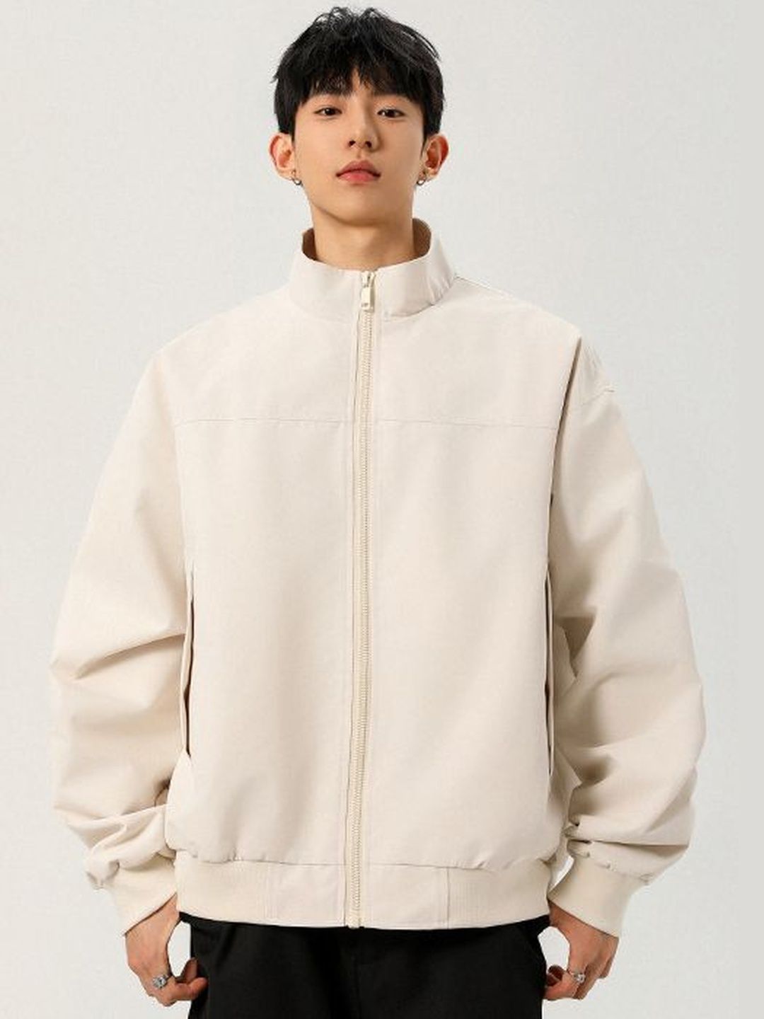 StyleCast x Revolte Mock Collar Tailored Jacket