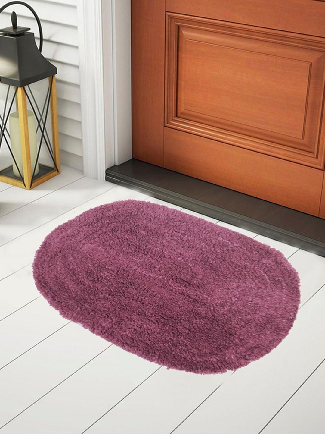 Status Red Textured Anti Slip Reversible Doormat- 38 X 58 CM