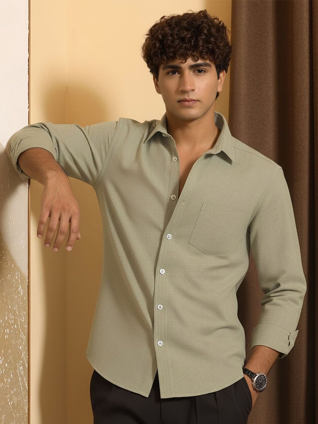 HERE&NOW Men Casual Shirt