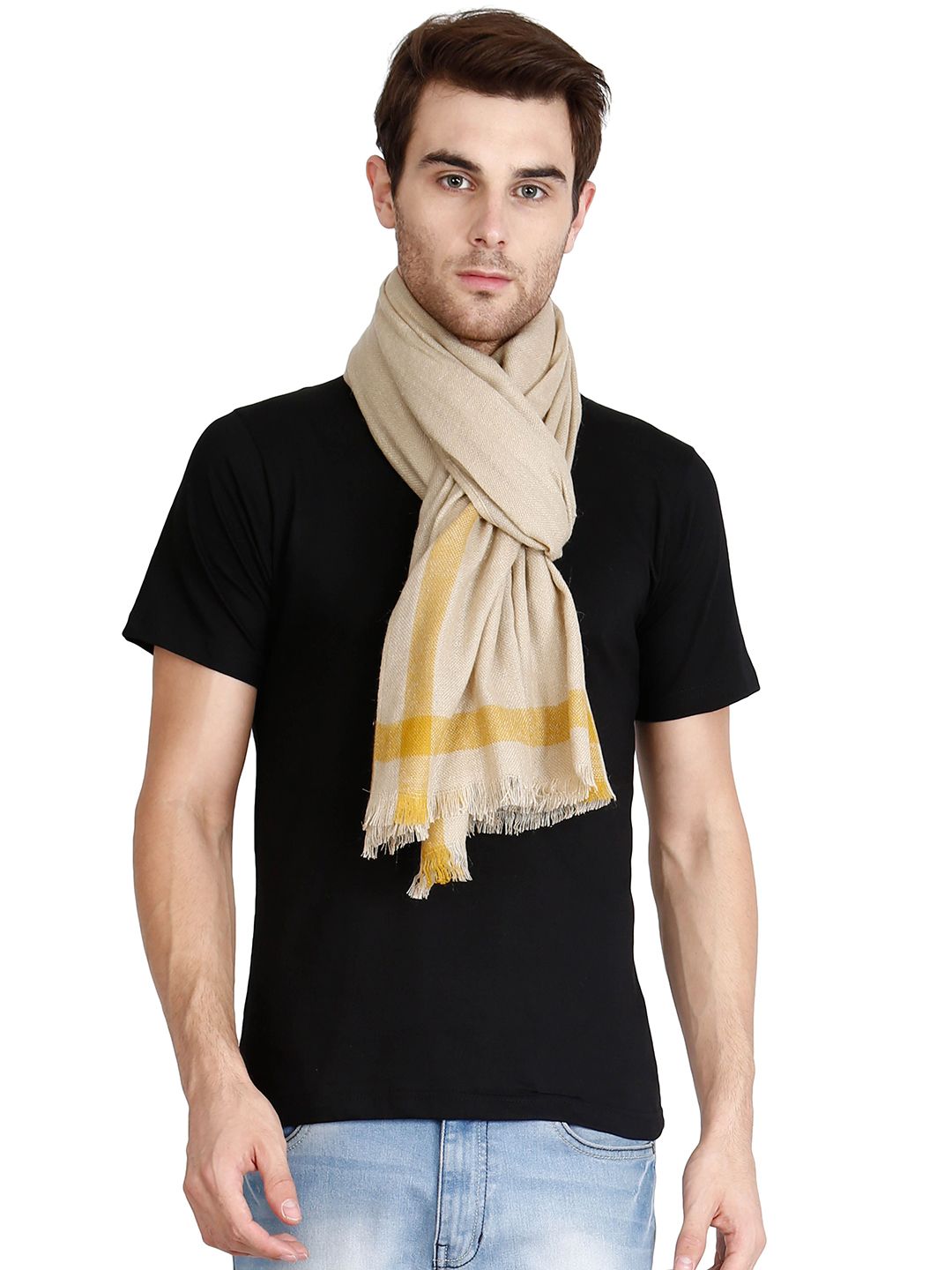 FabSeasons Unisex Striped Acrylic Stole