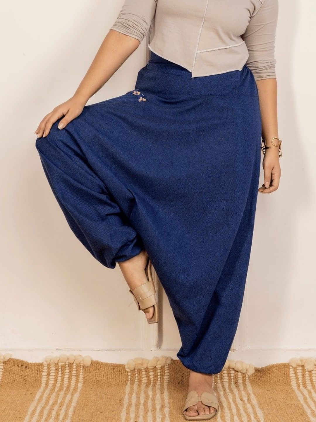 ボトムス House on the Hill Pants 70(Umbrella) Buy HOPE House of Pure Eco Women High -Rise Slip On Harem Yoga