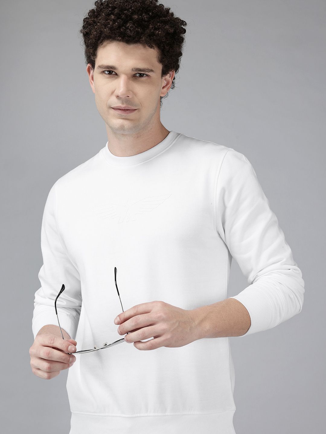 Park Avenue Brand Logo Printed Sweatshirt
