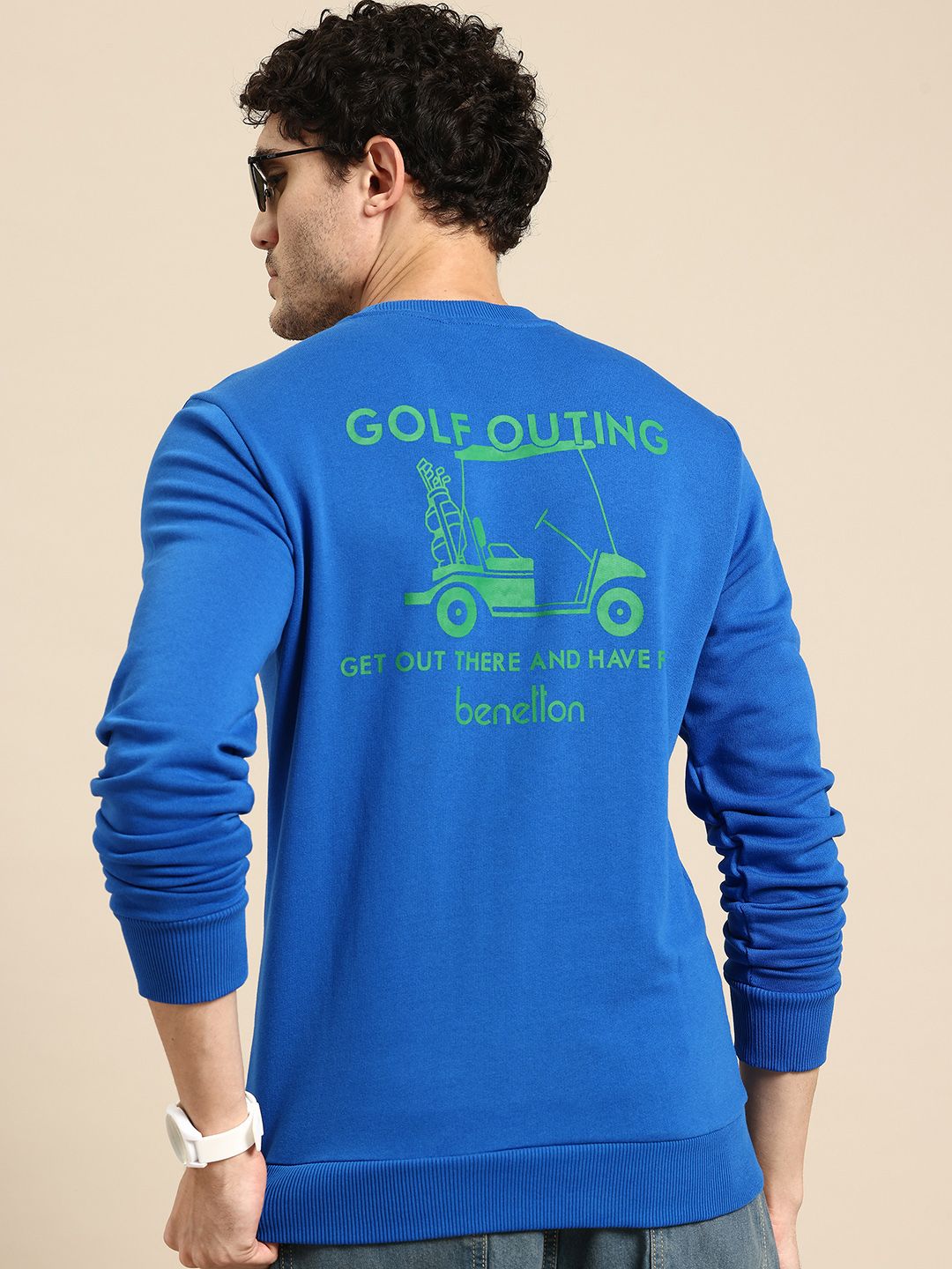 United Colors of Benetton United Colors of Benetton Graphic Printed Sweatshirt