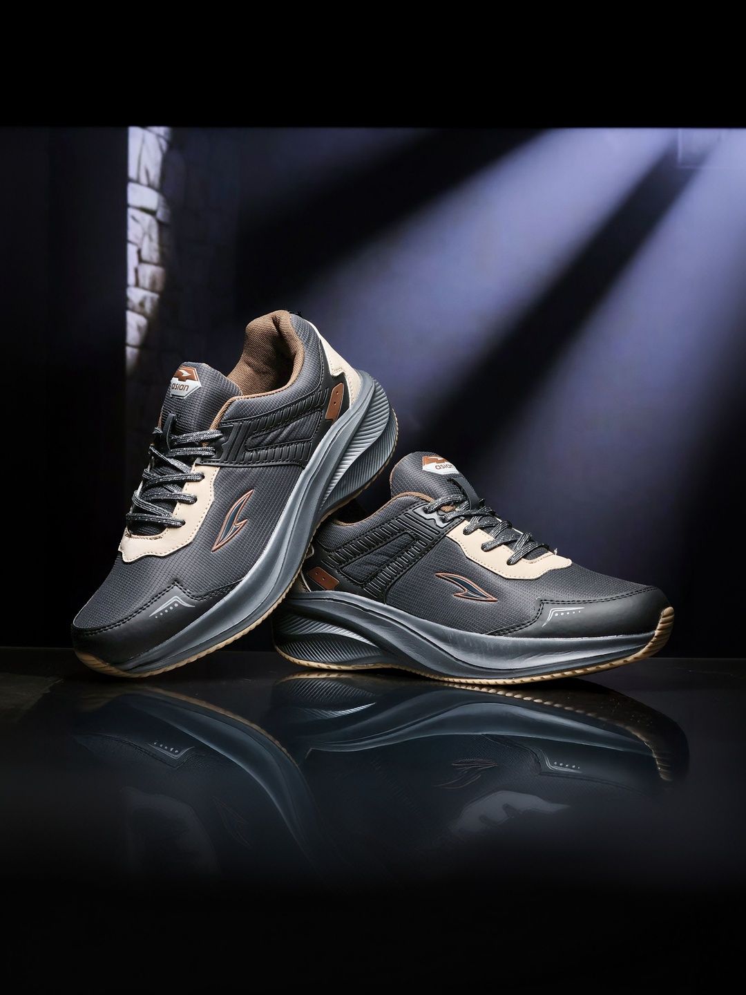 ASIAN Men Grey Lightweight Running Shoes
