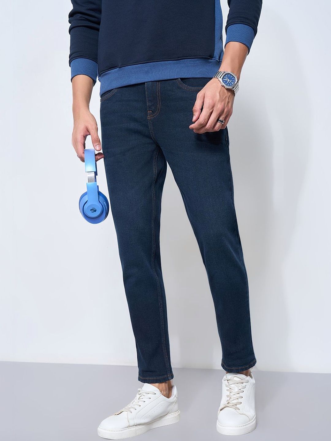 SF JEANS by Pantaloons Men Slim Fit Mid-Rise Jeans
