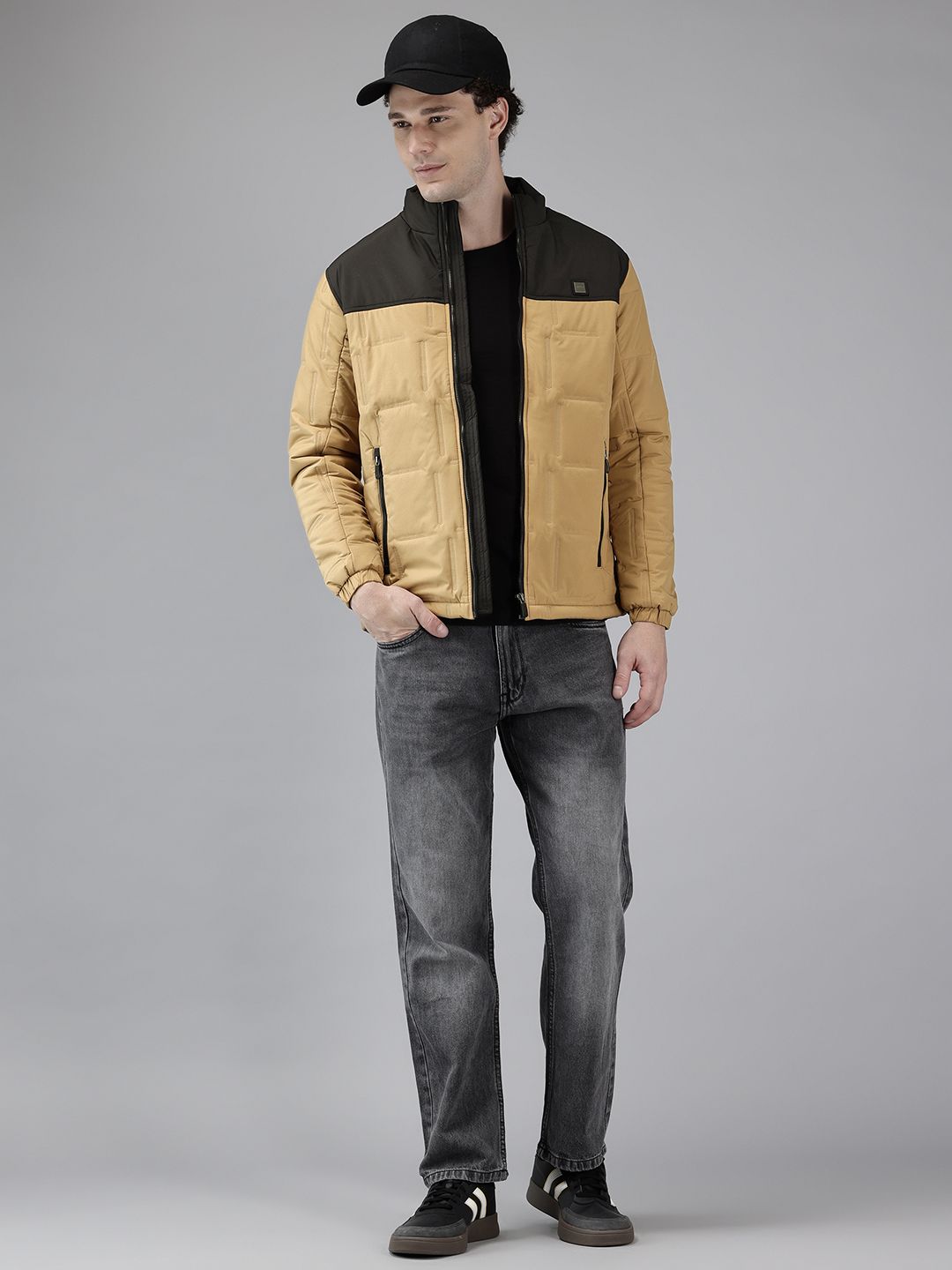METTLE Colourblocked Padded Jacket