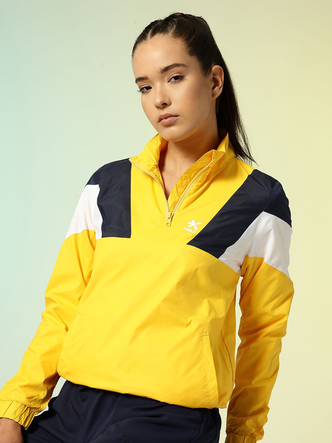 HRX by Hrithik Roshan Colourblocked Sporty Jacket