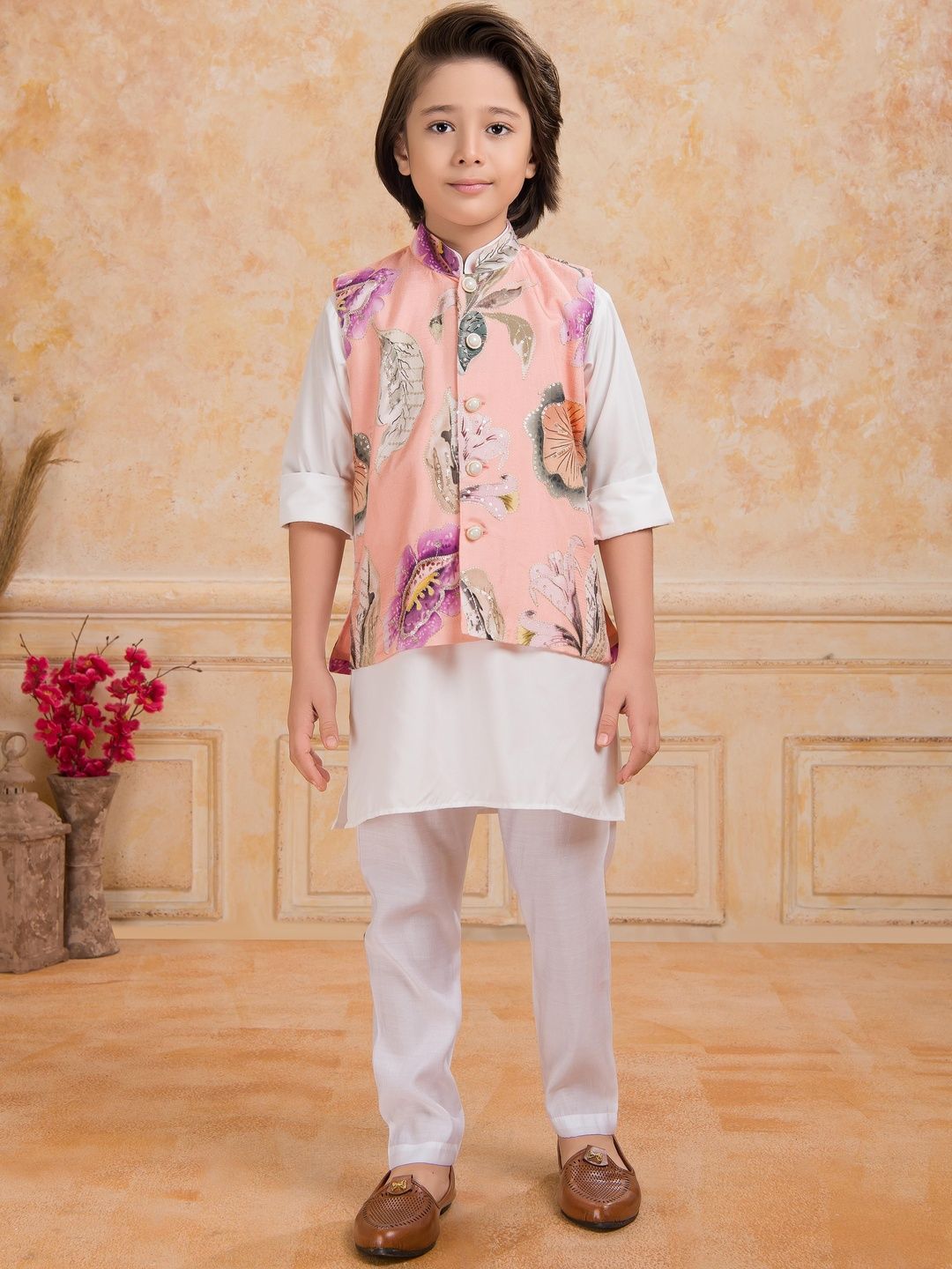 Ministitch Boys Regular Kurta with Pyjamas