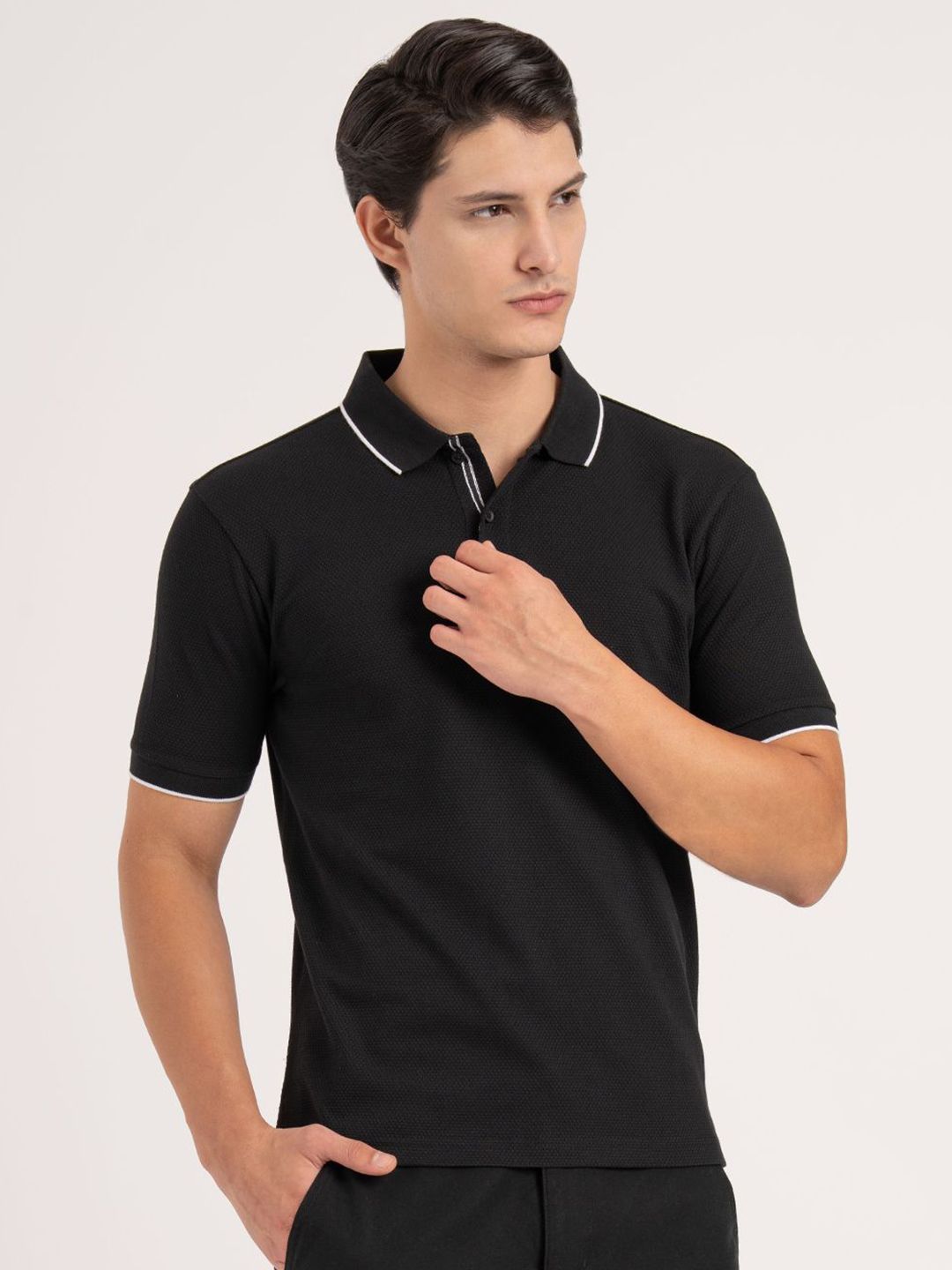 Red Tape Polo Collar Antimicrobial T-shirt