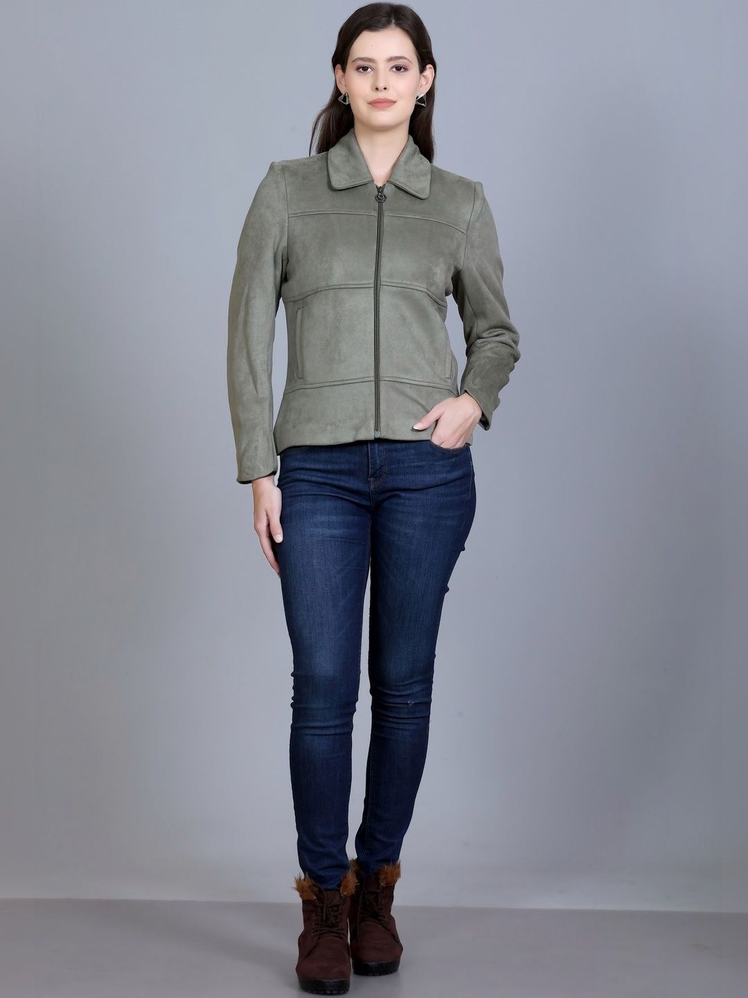 Buy RFORTUNE Women Spread Collar Solid Tailored Jacket - Jackets
