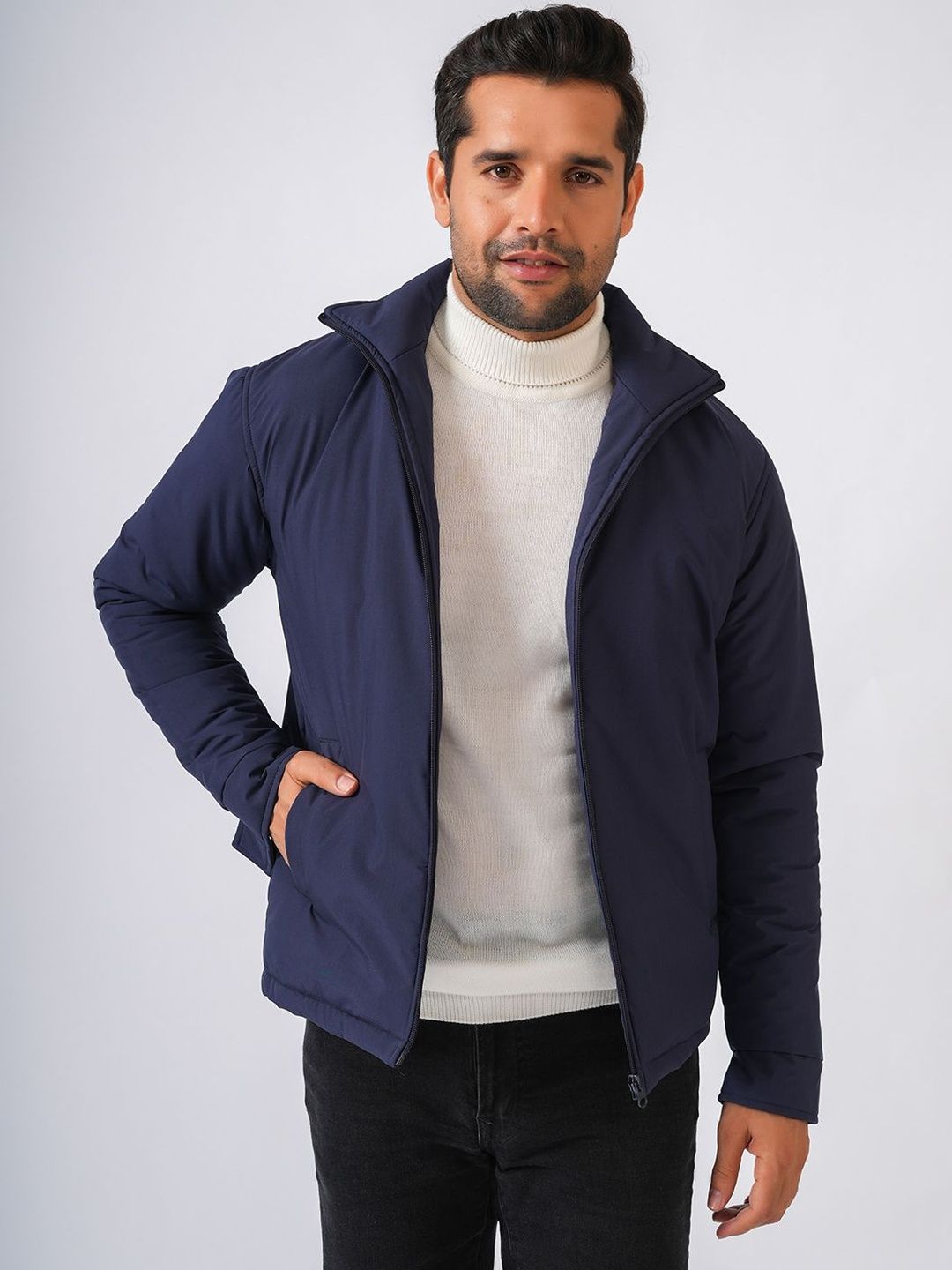 PERCH Men Lightweight Bomber Jacket